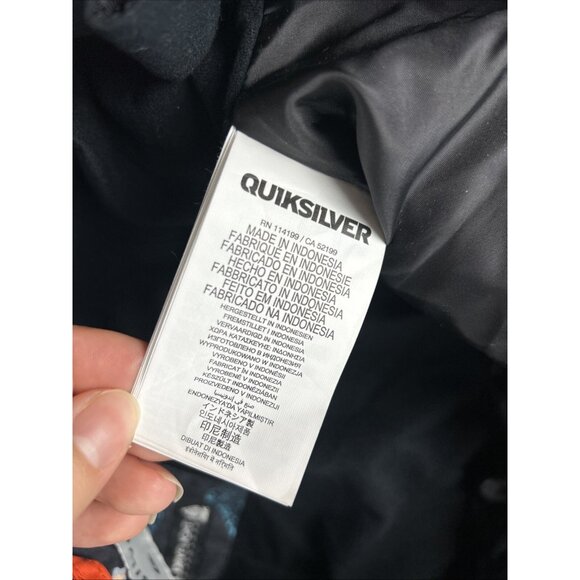 Quiksilver Pants XXL Orange Dry Flight 10K Snow Breathable Lined Winter Adult - Picture 6 of 14